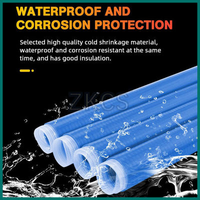 Insulated Silicone Cold Shrink Tube Untuk Menangani 0.63in 16mm Sampai 1.3in 33mm Dia