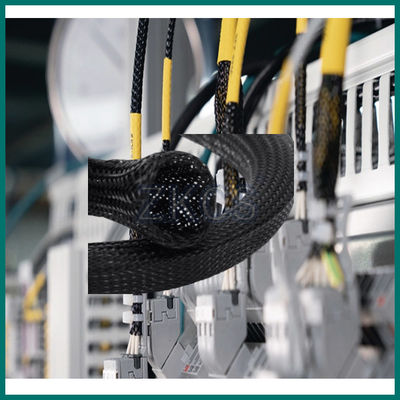 3-70mm PET-erweiterbare geflochtene Kabel-Schutzhülle für Drahtverpackung