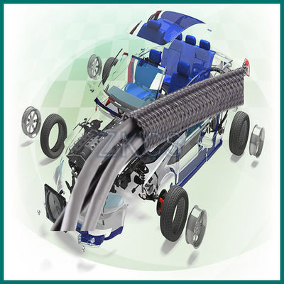 Spirale Verpackung Erweiterbares Auto Draht Kabel Lots Hülle Umhüllung