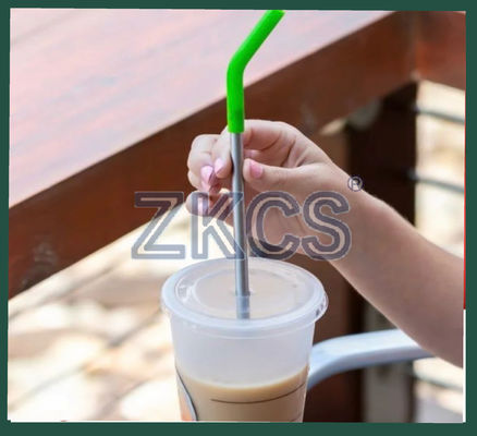 재사용 가능한 실리콘 빨대 – 부드럽고 유연하며 식품 등급, 자를 수 있고 휴대 가능