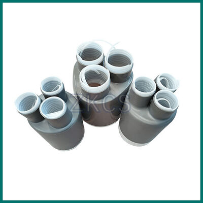 ปลอกหดเย็น | ตัวแยกสายเคเบิลยางซิลิโคนแบบขยายด้วยลม 3 แฉกสำหรับระบบไฟฟ้า 12/20kV