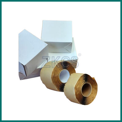 Self-Fusing Silicone Waterproof Tape 25mm x 3m 260°C High Temperature Insulation Repair Roll for Industrial Pipes