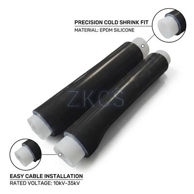 Active Breathing Seal Silicone Cold Shrink Tube IP67 Waterproof 20kV/mm for Power Cable Insulation Protection