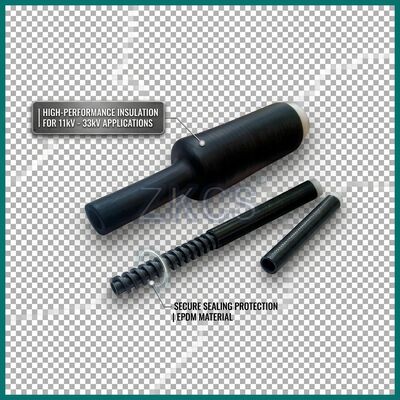 Medium Voltage 11kV 33kV EPDM Cold Shrink Tube 8MPa IP68 for MV Cable Jointing Sealing Protection