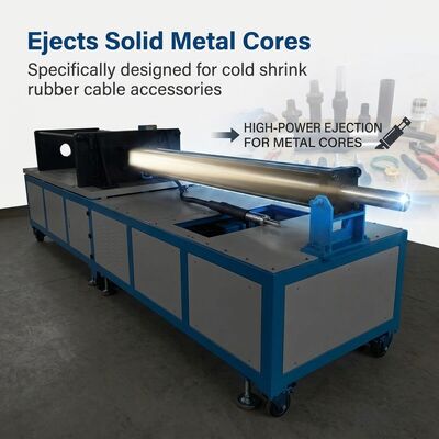 1100mm Stroke 2.2kW Hydraulic Cold Shrink Expanding Machine for Rubber Sleeve Mandrel Core Ejection