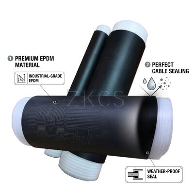 60mm EPDM Cold Shrink Tubing 3X Shrink Ratio 18MVm Dielectric Strength for Cable Environmental Seal Under 1000V