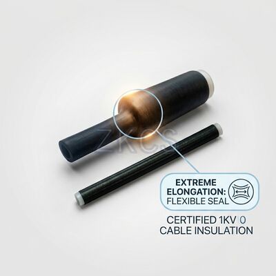 60mm EPDM Cold Shrink Tubing 3X Shrink Ratio 18MVm Dielectric Strength for Cable Environmental Seal Under 1000V