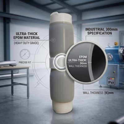 Self-Fusing Silicone Waterproof Tape 25mm x 3m 260°C High Temperature Insulation Repair Roll for Industrial Pipes