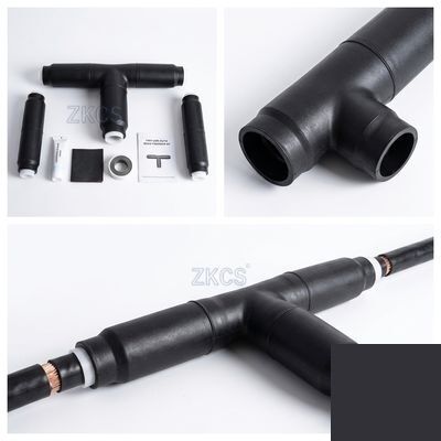 24kV 3-Core Cold Shrink Straight Cable Joint Kit XLPE Power Cable Connector 70-120mm² Silicone Rubber