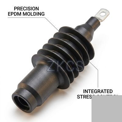 24kV 3-Core Cold Shrink Termination Kit XLPE Power Cable 70-120mm² Indoor Outdoor Silicone Rubber Anti-UV Waterproof