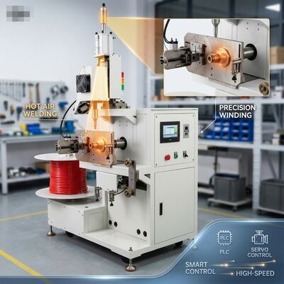 PLC Control PE PP Strip Spiral Winding Machine Digital Tension System Support Tube Production Equipment