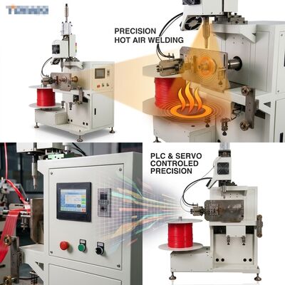 PLC Control PE PP Strip Spiral Winding Machine Digital Tension System Support Tube Production Equipment