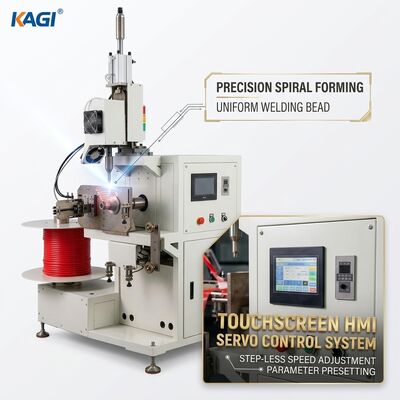 PLC Control PE PP Strip Spiral Winding Machine Digital Tension System Support Tube Production Equipment