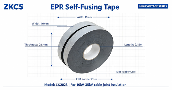Self Fusing Silicone Tape 25mm 0.8mm Heat Resistant Electrical Insulation Tape -60°C to 260°C