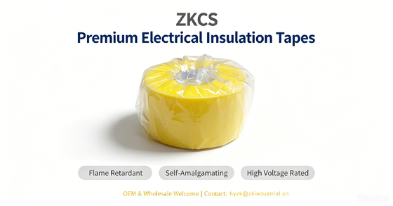 Self Amalgamating Silicone Rubber Tape 19mm Waterproof Insulation Tape For High Voltage Cable Joint Sealing